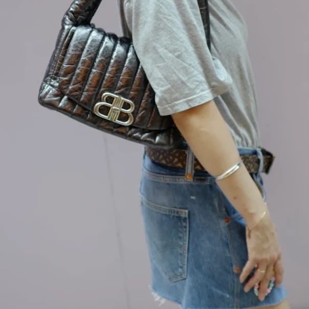 巴黎世家 包 包包 腋下包 閒置品 有專櫃影印單副本 BALENCIAGA Small Monaco bag 托特包-5