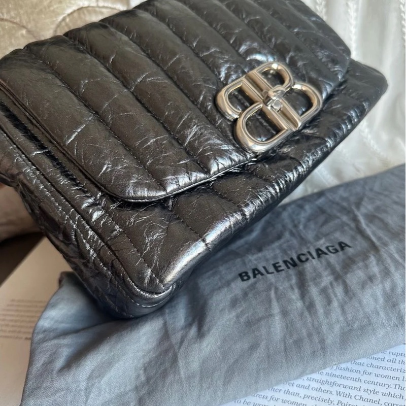 巴黎世家 包 包包 腋下包 閒置品 有專櫃影印單副本 BALENCIAGA Small Monaco bag 托特包-13