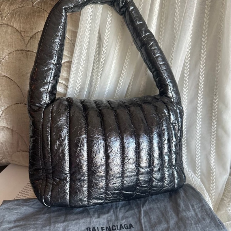 巴黎世家 包 包包 腋下包 閒置品 有專櫃影印單副本 BALENCIAGA Small Monaco bag 托特包-14