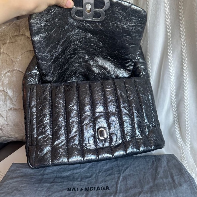 巴黎世家 包 包包 腋下包 閒置品 有專櫃影印單副本 BALENCIAGA Small Monaco bag 托特包-21