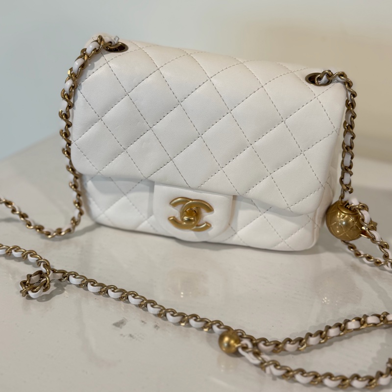 Chanel 白色金球🤍絕美天使顏色-0