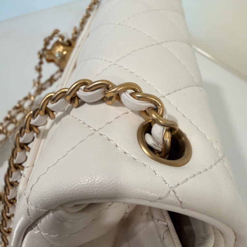 Chanel 白色金球🤍絕美天使顏色-19