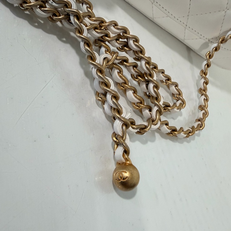 Chanel 白色金球🤍絕美天使顏色-23