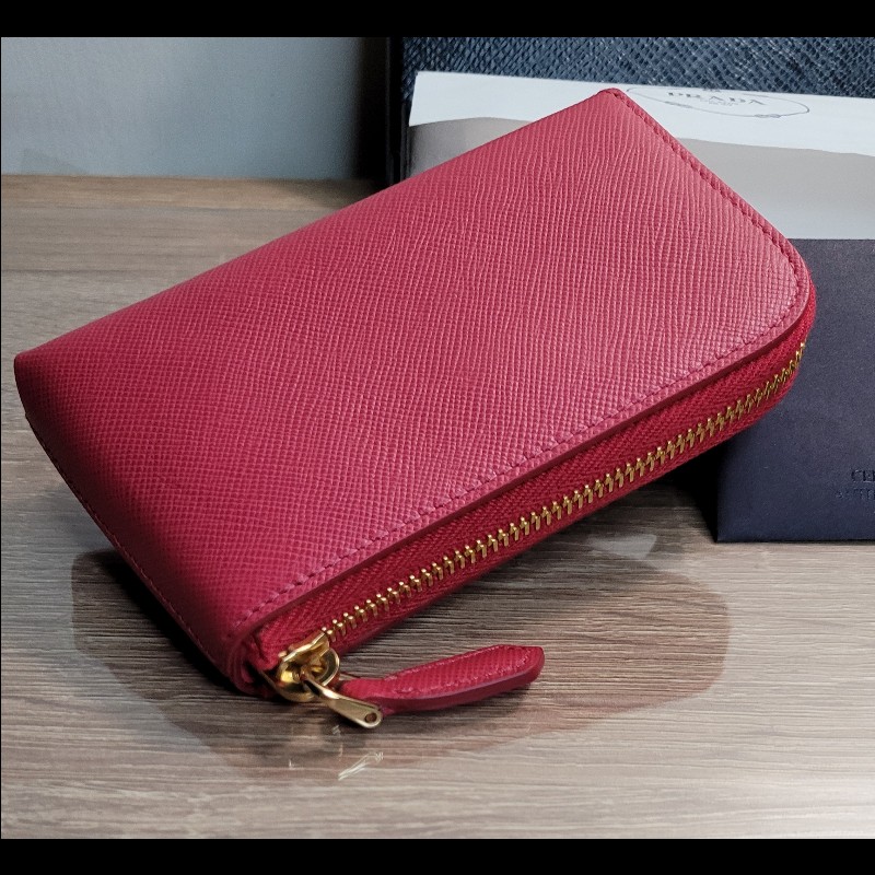 PRADA 💜 全新 零錢鑰匙包-3