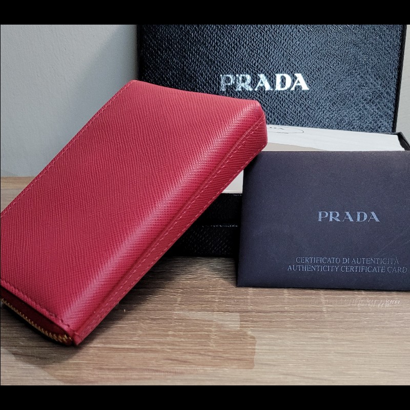 PRADA 💜 全新 零錢鑰匙包-4
