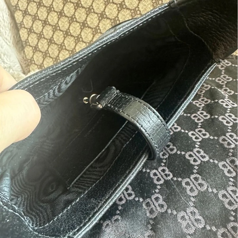 巴黎世家 x 古馳 聯乘 jackie bag 腋下包 包包 黑色 包 男裝 女裝 閒置品 未使用品  未經使用 Balenciaga x Gucci mini Jackie bag-22