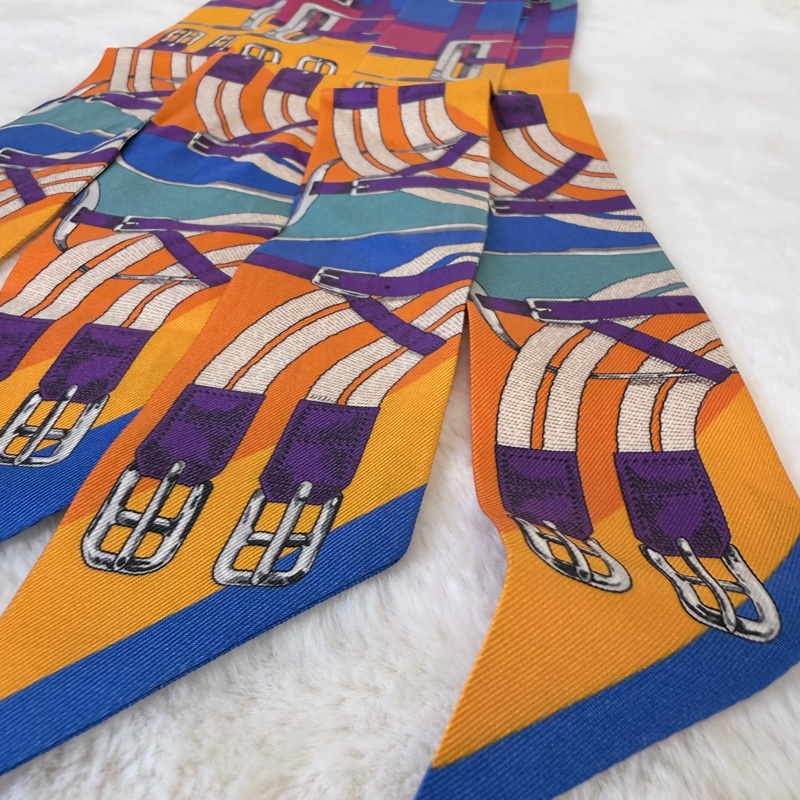 Hermes✨Twilly 絲巾 二條一組-1