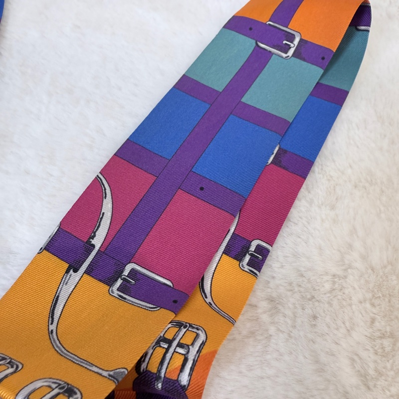 Hermes✨Twilly 絲巾 二條一組-8