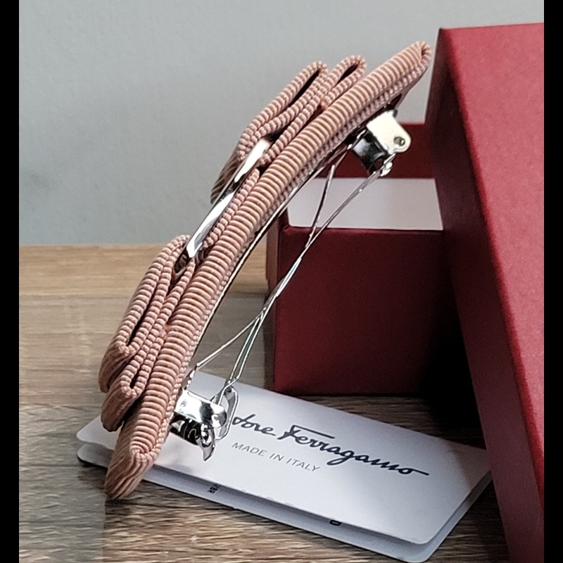 SF 🌸全新 氣質粉 髮夾-4