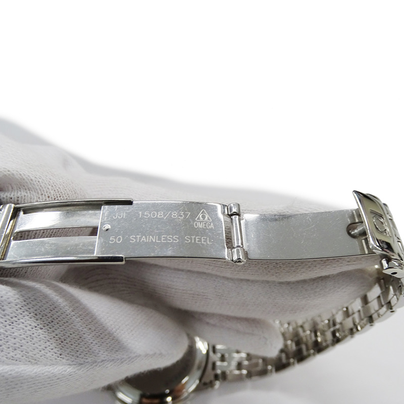 歐米茄碟飛系列 Prestige 4574.31 男士腕錶，品牌名稱，日期顯示，同軸天文台錶，自動上鍊，不銹鋼 (SS)，銀色，拋光。-4