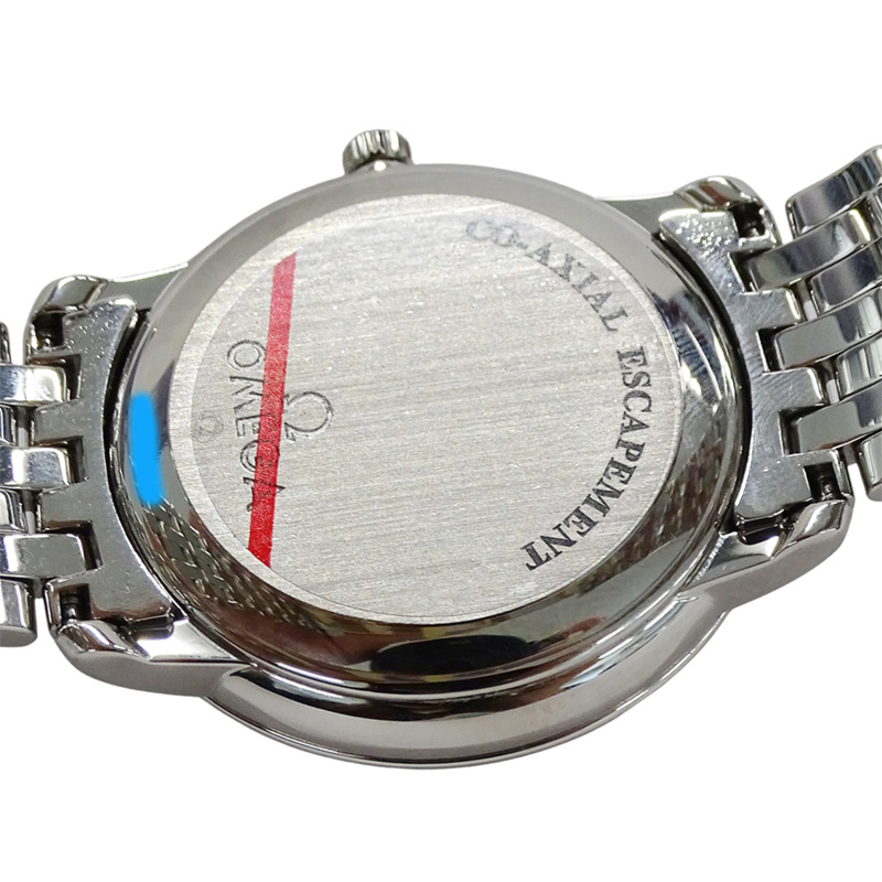 歐米茄碟飛系列 Prestige 4574.31 男士腕錶，品牌名稱，日期顯示，同軸天文台錶，自動上鍊，不銹鋼 (SS)，銀色，拋光。-8