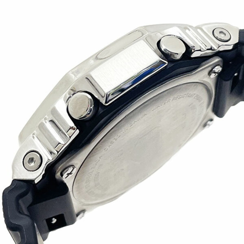 Casio G-Shock 手錶，金屬錶殼，GBM-2100A-1A3JF，指針/數位雙顯 2100 系列 5729，樹脂錶帶，綠色，卡西歐 G-SHOCK，八角形錶盤，太陽能動力，移動互聯，指針/數字雙顯，男士 XW-16856-4