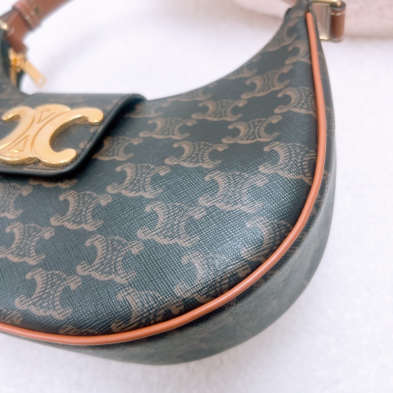 Celine ava 凱旋門老花腋下包-3