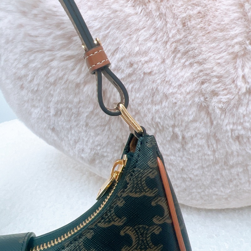 Celine ava 凱旋門老花腋下包-9