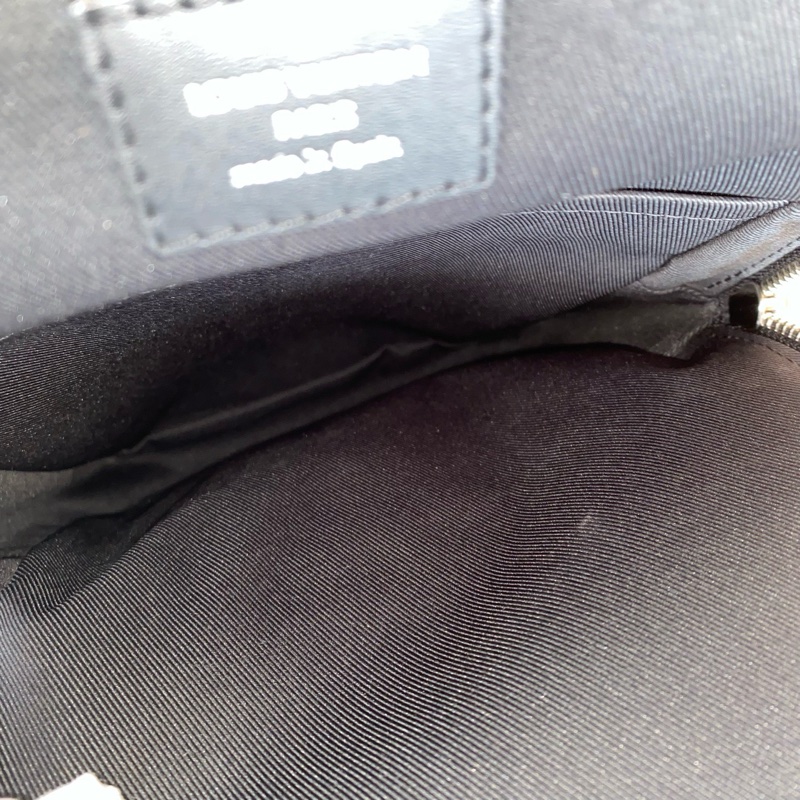 闲置99新 LV路易威登黑灰棋盘格Avenue胸包-12