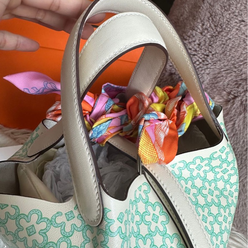 愛馬仕 菜籃子 18 超好價出  picotin 18 Hermès Picotin 18 Lucky Daisy 手提包 包包-9