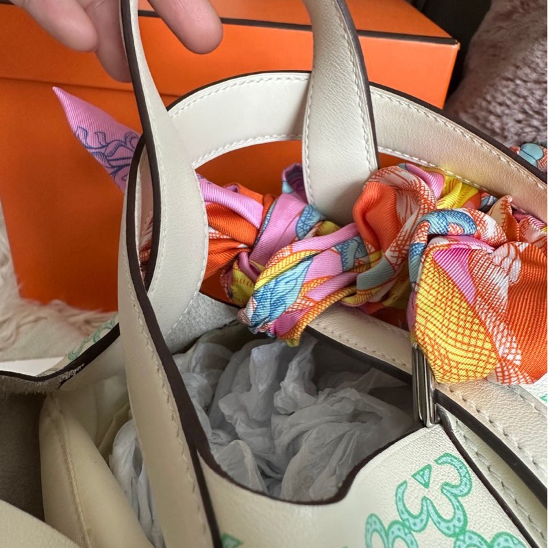 愛馬仕 菜籃子 18 超好價出  picotin 18 Hermès Picotin 18 Lucky Daisy 手提包 包包-10