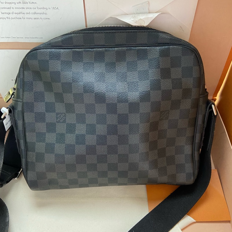 99新LV路易威登Louis Vuitton Dayton Damier Graphite-1