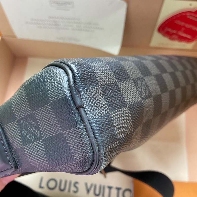 99新LV路易威登Louis Vuitton Dayton Damier Graphite-11