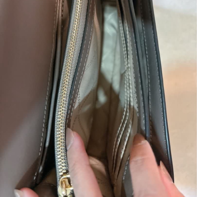 Michael Kors Jade 拚色皮革鏈條 肩背兩用包-5