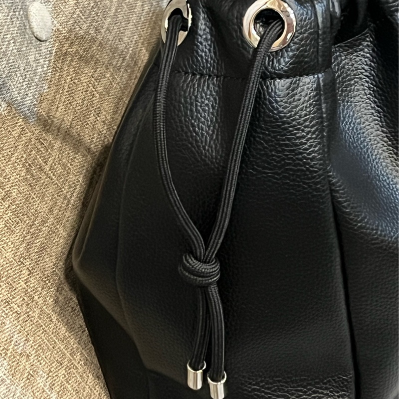 Vivienne Westwood皮革抽繩水桶包-9