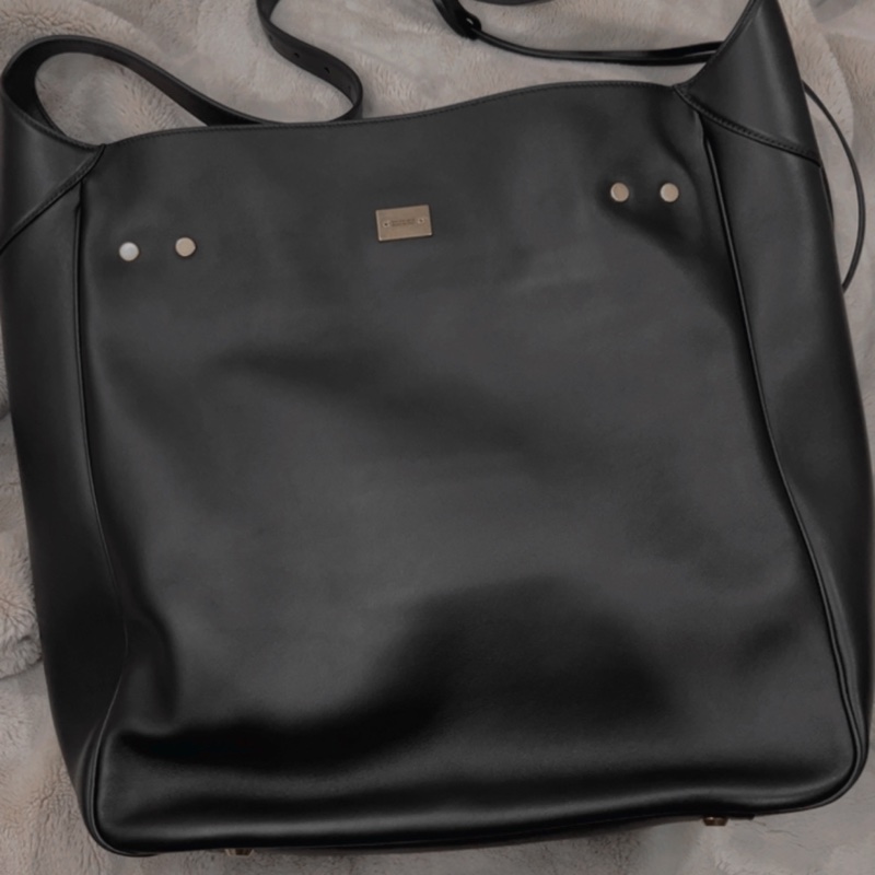 Balenciaga Large Bel Air 黑金皮革（Hobo包 ）巴黎世家-7