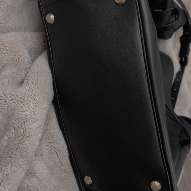 Balenciaga Large Bel Air 黑金皮革（Hobo包 ）巴黎世家-8