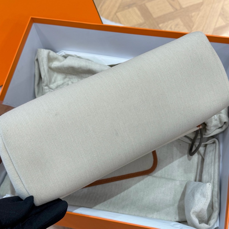 🌈Hermes🧡Herbag 31🧡金棕色拼米色銀扣🌈全新閑置🌟有盒🌟herbag31🌟herbag🌟愛馬仕🌟-3