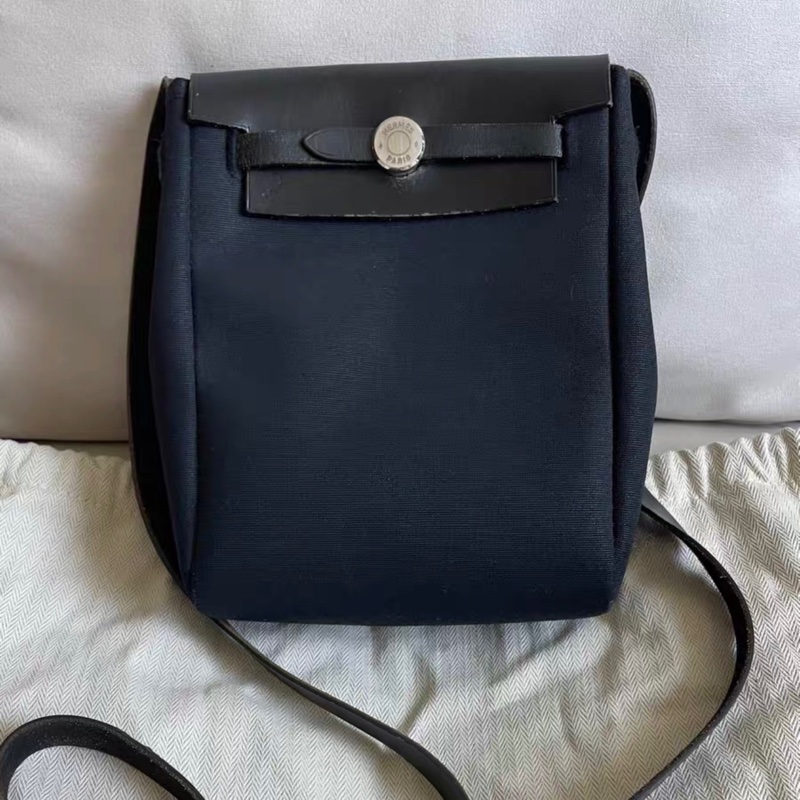 【92新 ✨ 全網最低價!】 中古 HERMES 愛馬仕 Herbag Mini 黑色(下單前先詢問庫存❗️❗️)-2