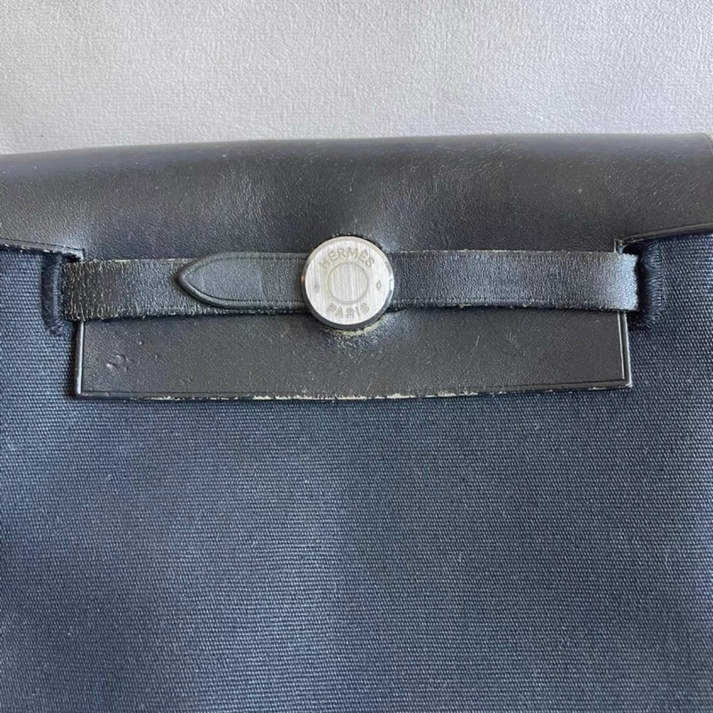 【92新 ✨ 全網最低價!】 中古 HERMES 愛馬仕 Herbag Mini 黑色(下單前先詢問庫存❗️❗️)-3