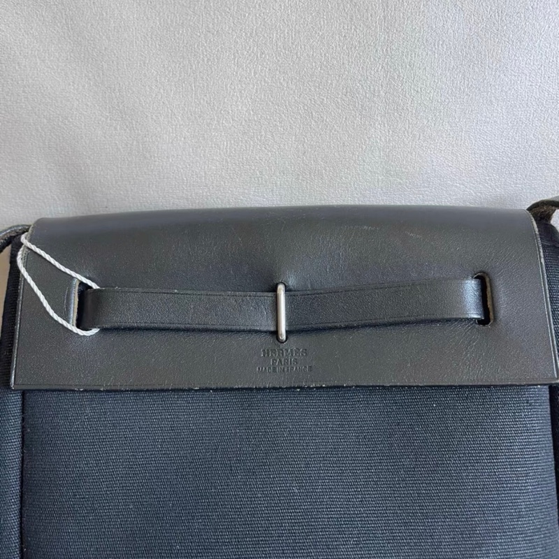 【92新 ✨ 全網最低價!】 中古 HERMES 愛馬仕 Herbag Mini 黑色(下單前先詢問庫存❗️❗️)-5