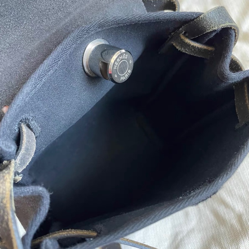 【92新 ✨ 全網最低價!】 中古 HERMES 愛馬仕 Herbag Mini 黑色(下單前先詢問庫存❗️❗️)-7