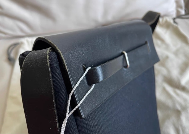 【92新 ✨ 全網最低價!】 中古 HERMES 愛馬仕 Herbag Mini 黑色(下單前先詢問庫存❗️❗️)-8