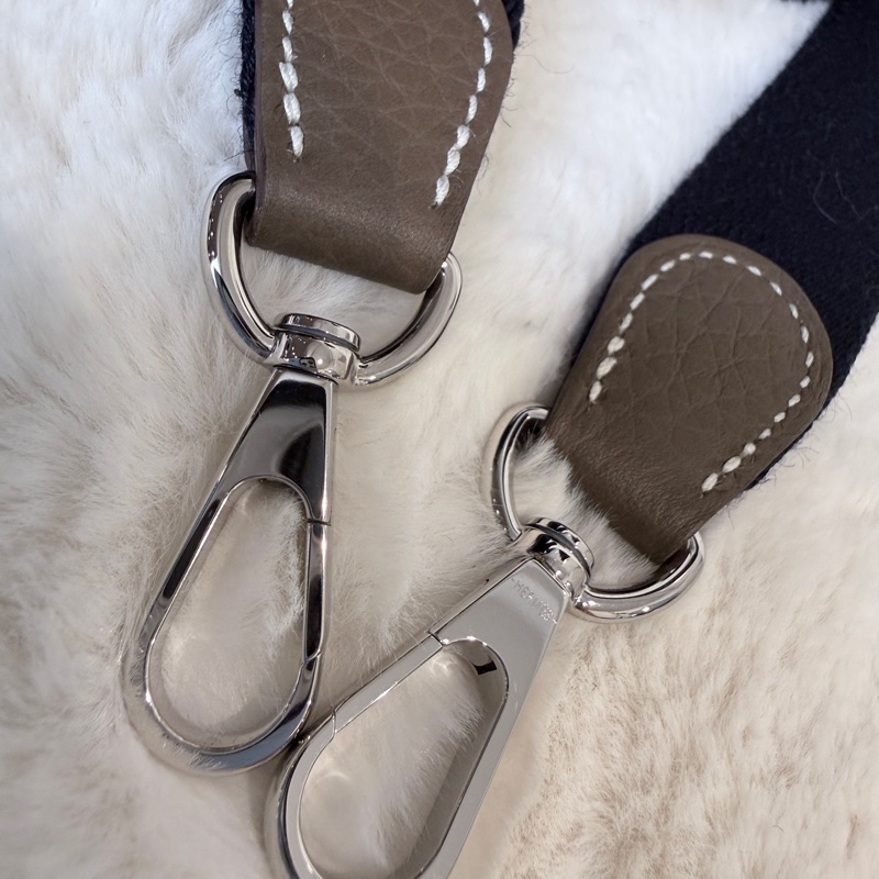 Hermes✨ mini Evelyne 16 大象灰銀釦小包 U刻-22