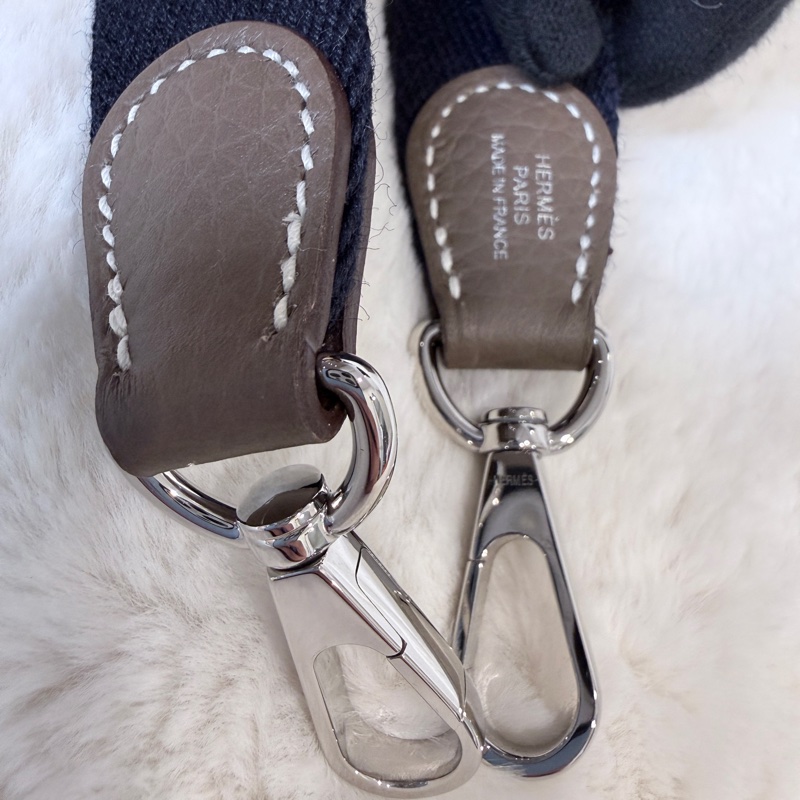 Hermes✨ mini Evelyne 16 大象灰銀釦小包 U刻-24