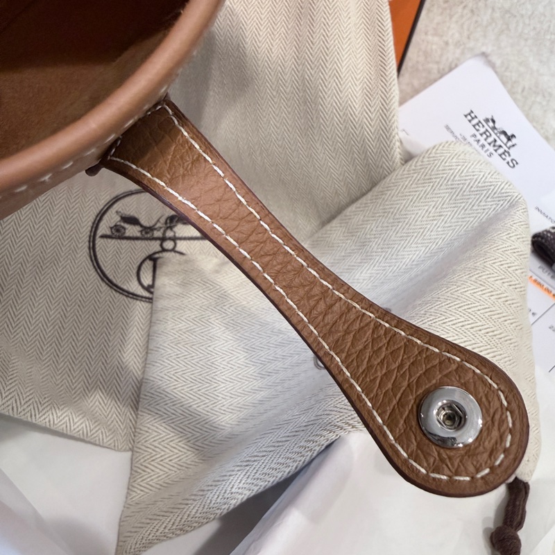 HERMES✨ mini Evelyne 16 金棕金釦小包 W刻 2025購證-30