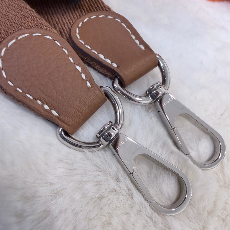 HERMES✨ mini Evelyne 16 金棕金釦小包 W刻 2025購證-36