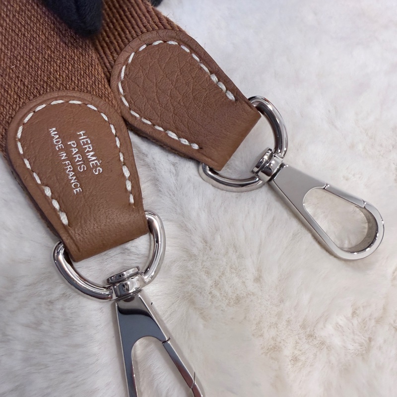 HERMES✨ mini Evelyne 16 金棕金釦小包 W刻 2025購證-37