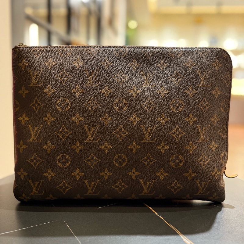 99新Louis Vuitton路易威登 老花手拿包 男女同款-0