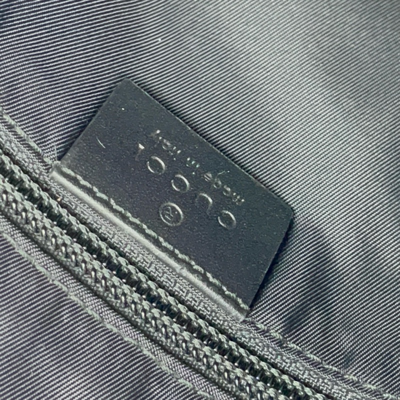 Gucci古馳老花斜挎包灰黑色/28*28*4cm 無附件-9