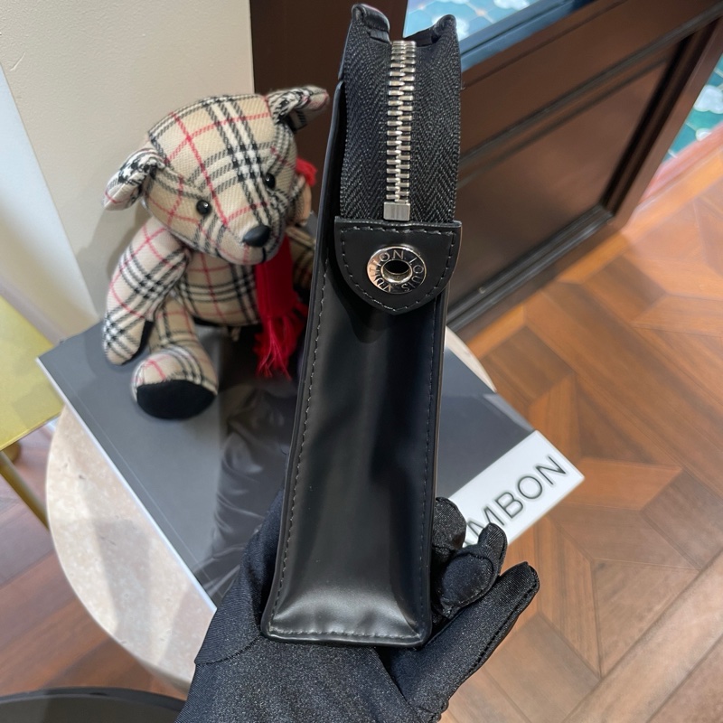 98新LV棋盤格手拿包洗漱包 中號-3