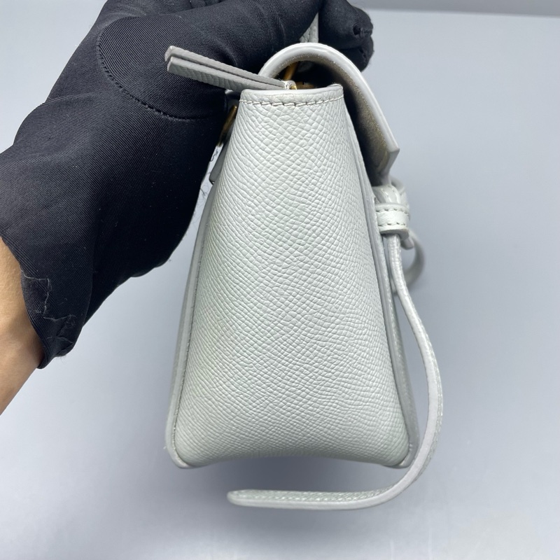 celine賽琳鯰魚包超mini藍灰色/15*14*8cm/附件:肩帶-1