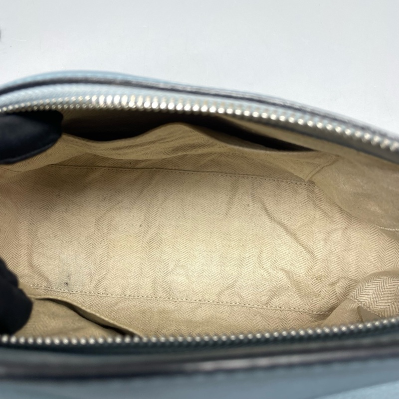 LOEWE羅意威幾何包小號霧霾藍/24*15*10附件 肩帶-9