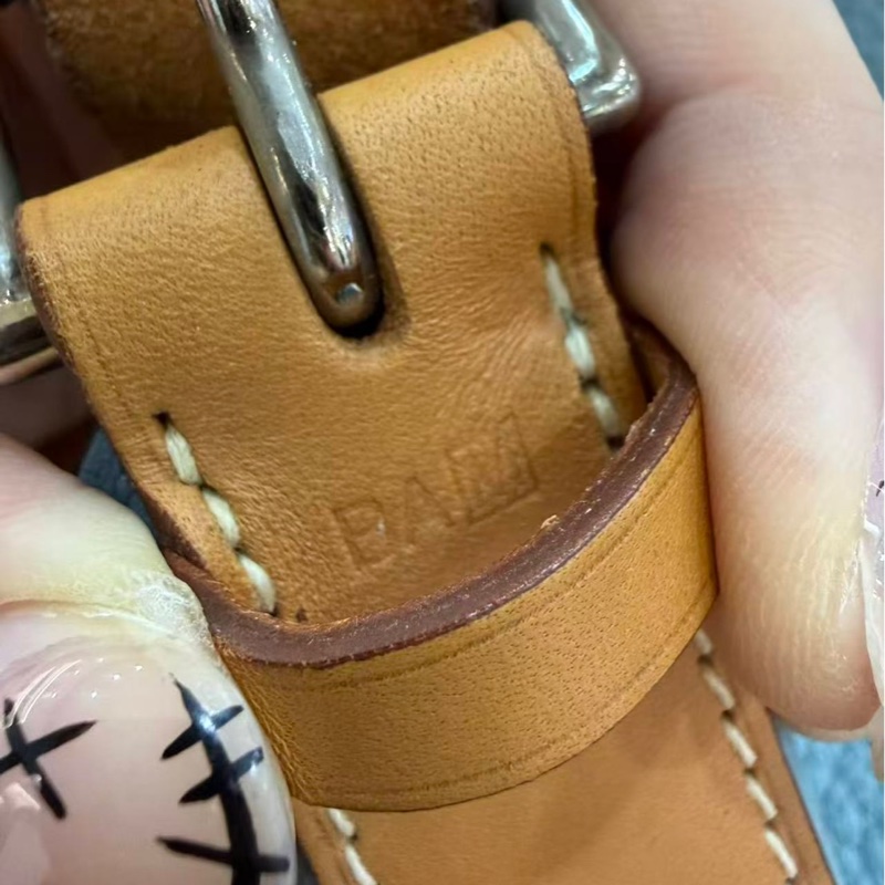 (閒置放置品)Hermes 愛馬仕marwari牛皮單肩包-5