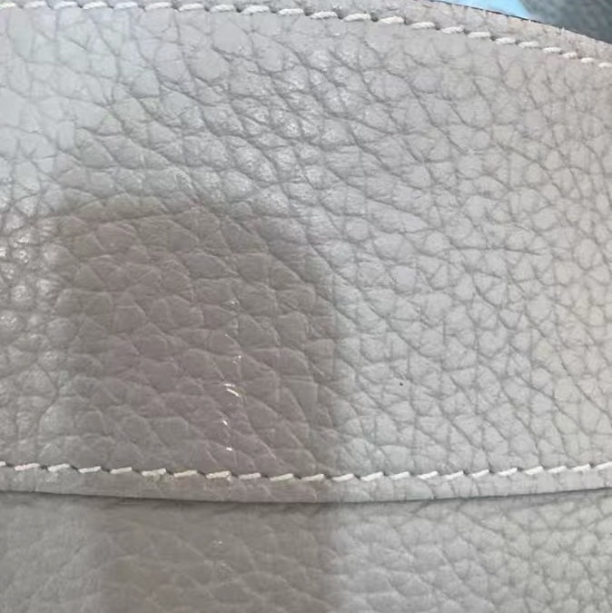 (閒置放置品)Hermes 愛馬仕marwari牛皮單肩包-10