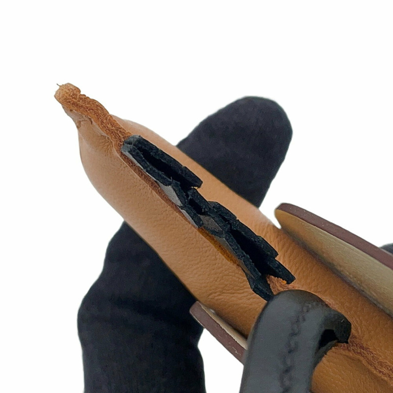 愛馬仕 Rodeo PM Pegasus Chai Nata 黑色羊皮 B 印記配件包飾 HERMES-7