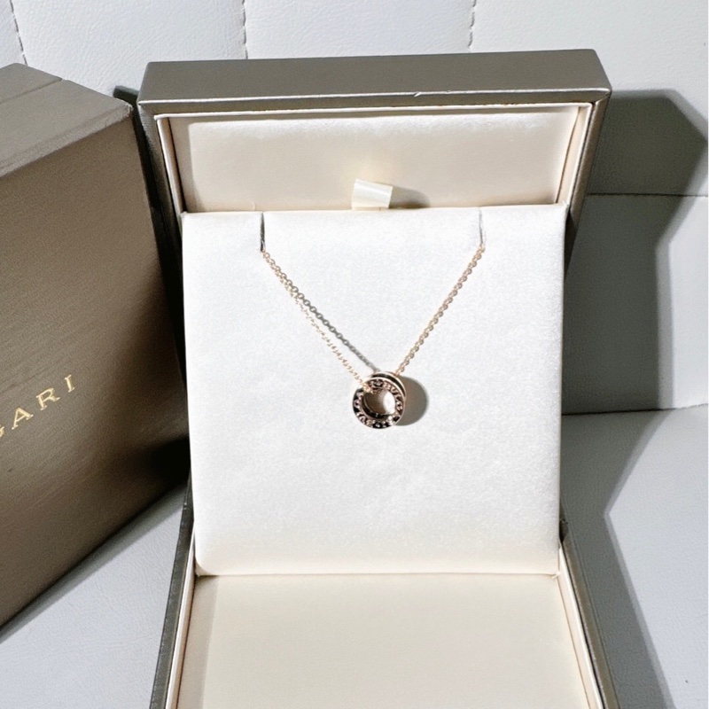 Bvlgari寶格麗 黑陶瓷彈簧18k玫瑰金項鍊 三檔️調節扣 附件:盒子、保卡 ,2018年購入,經典百搭 男女同款 好價走-4