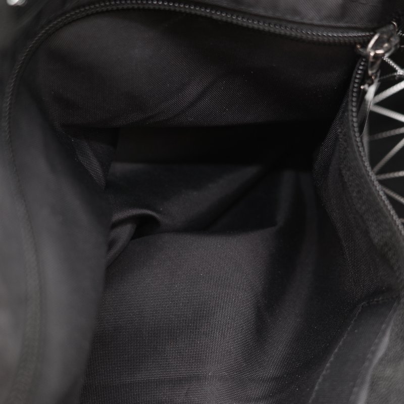 Issey Miyake 三宅一生 Bao Bao 10x10黑色亮面聚酯纖維 大型手提包-21