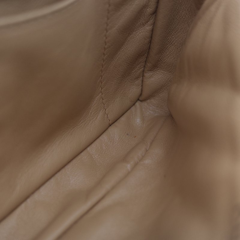 Chanel 香奈兒 Classic Flap CF 25cm 芥末黃 牛皮 銀色鏈條 斜挎包 口蓋包-26