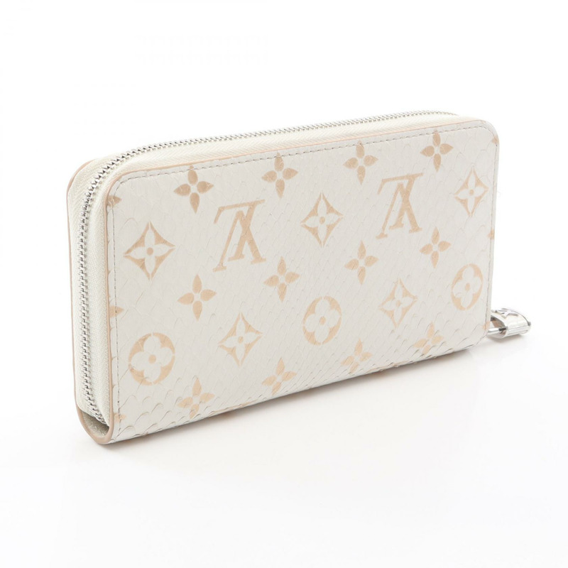 路易威登 Zippy Around 長版皮夾 N97773 Monogram Exotic White Latte 二手-1